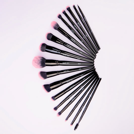 Sweet One Black Rose Makeup Complete Brush Set