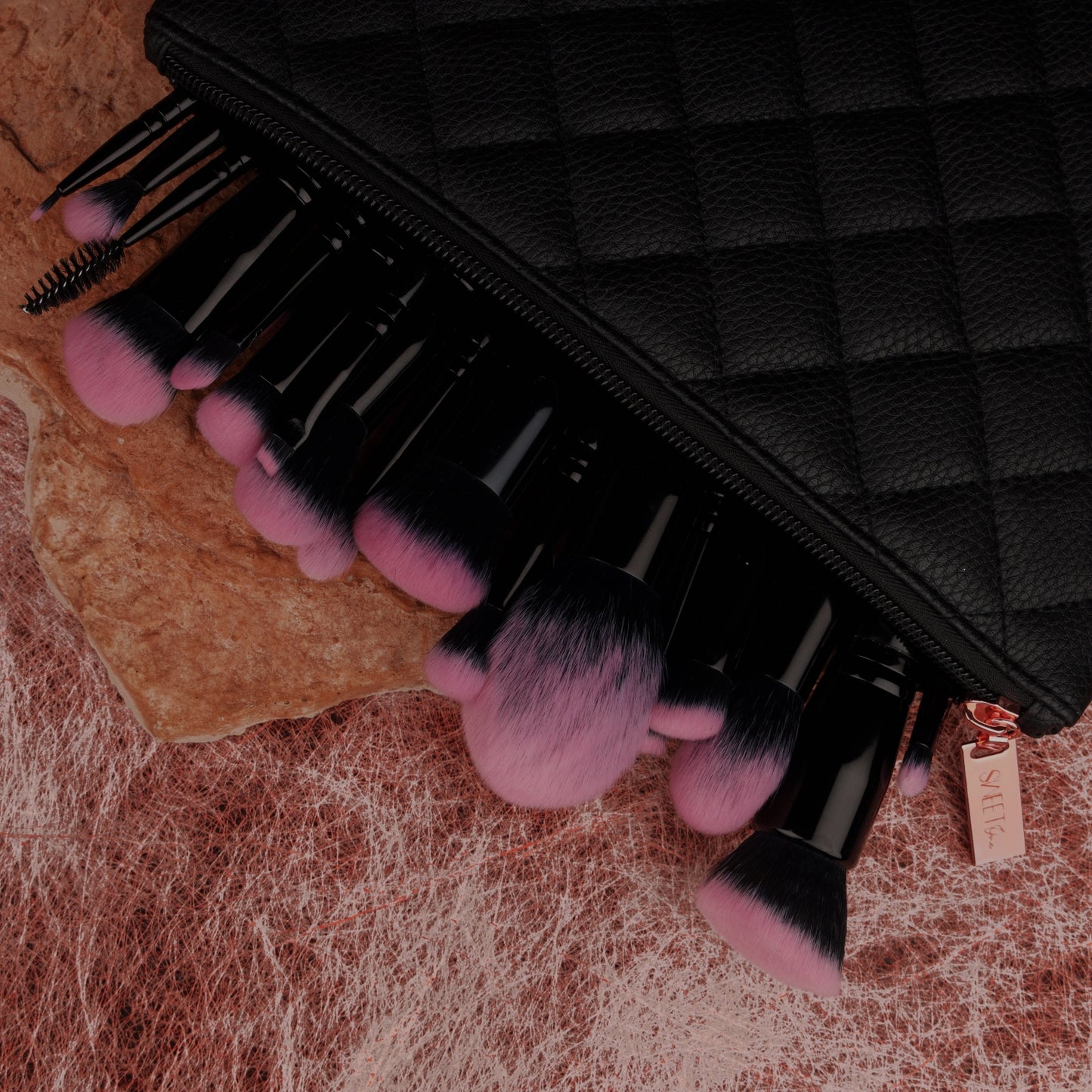 Sweet One Black Rose Makeup Complete Brush Set