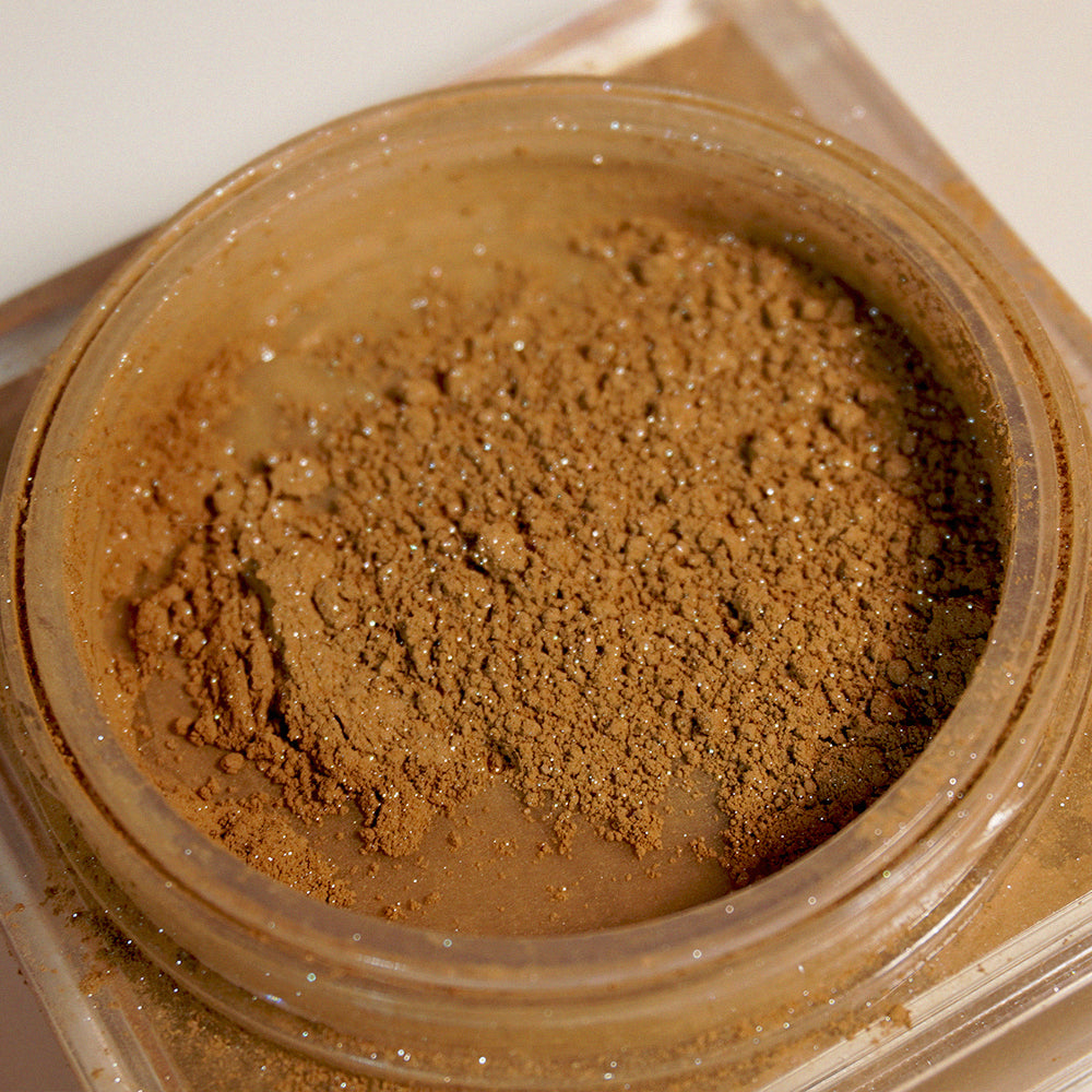 Sweet One Set and Glow Loose Setting Dusting Powder with Subtle Shimmer Espresso Lustre