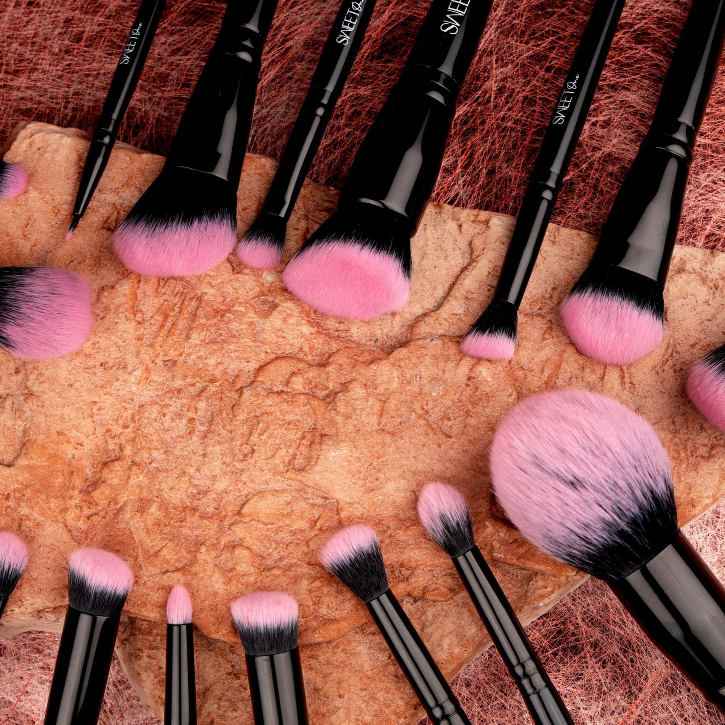 Sweet One Black Rose Makeup Complete Brush Set