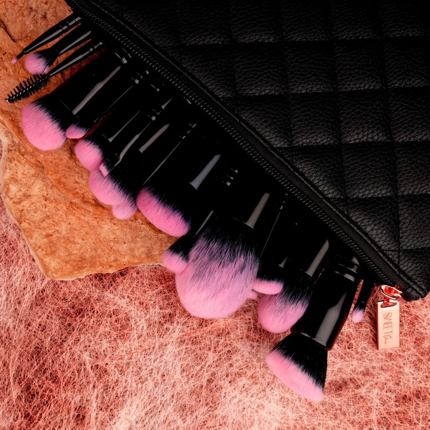 Sweet One Black Rose Makeup Complete Brush Set