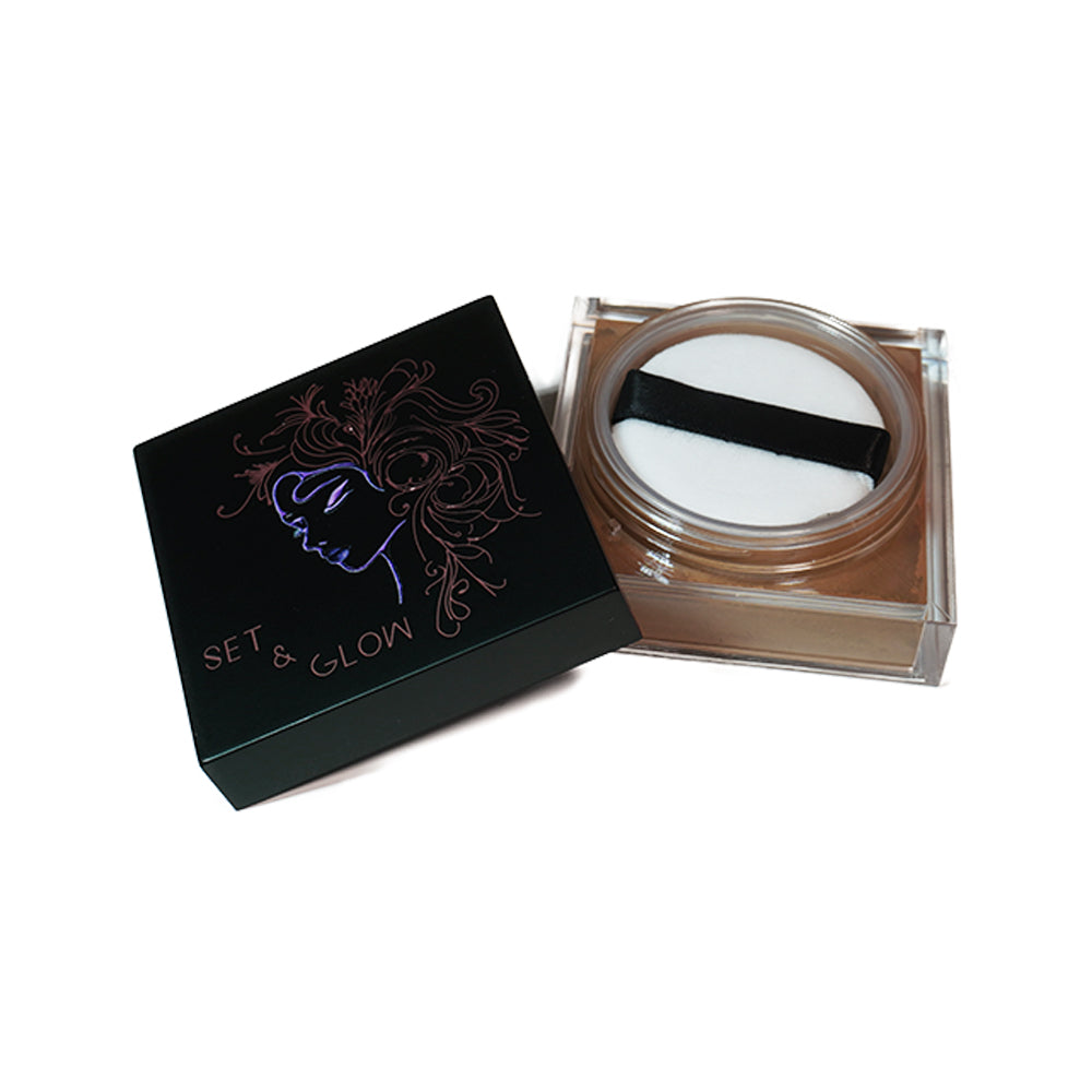 Sweet One Set and Glow Loose Setting Dusting Powder with Subtle Shimmer