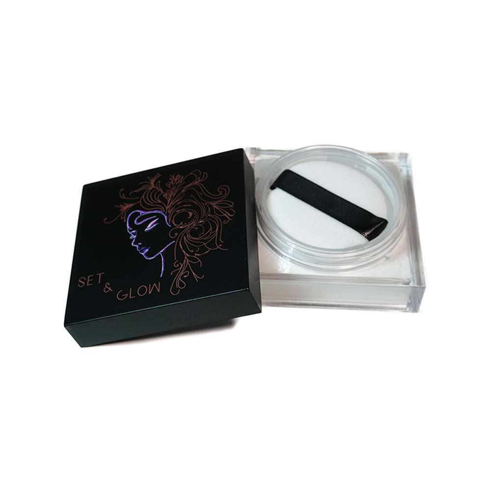Sweet One Set and Glow Loose Setting Dusting Powder with Subtle Shimmer