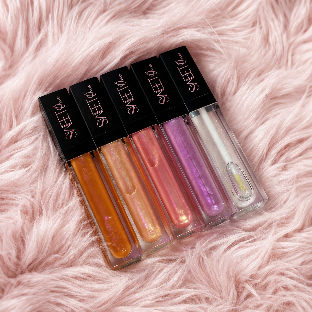 Best Seller Lip Gloss Bundle – 5 Shade Shimmer & Gloss Collection