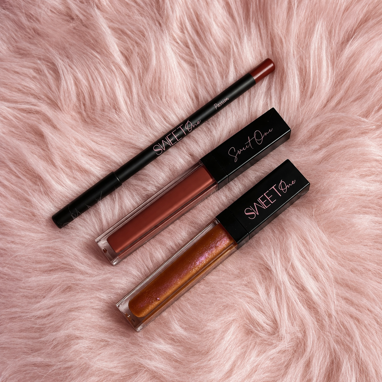 Cherry Rush Lip Combo – Cherry Red Glitter Lip Trio