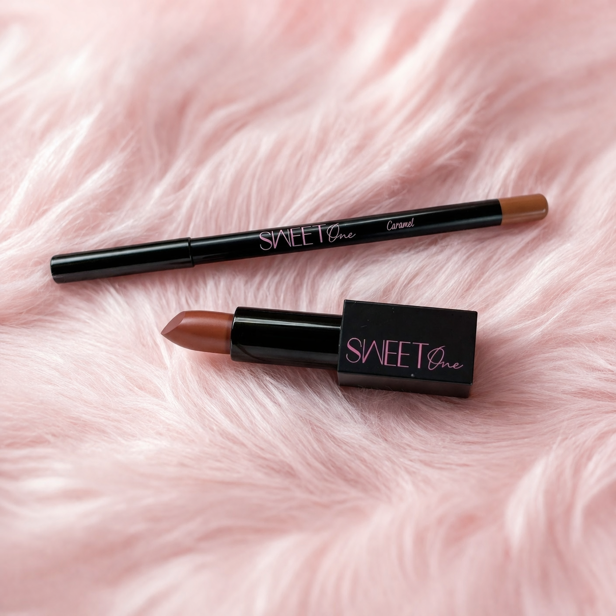 Cinnamon Suede Lip Combo – Warm Nude Lip Liner & Lipstick Duo