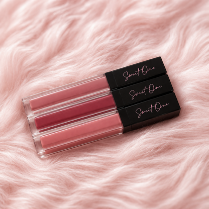 Liquid Lipstick Trio Bundle – Rose Nude Matte Lipstick Set