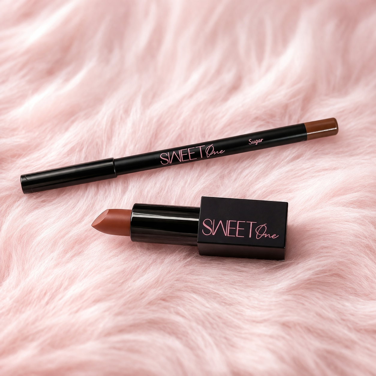 Sugar Hustle Lip Combo – Brown Nude Lip Liner & Lipstick Duo
