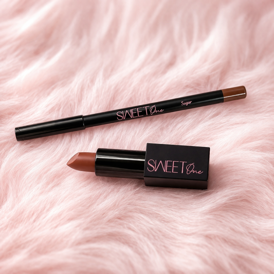 Sugar Hustle Lip Combo – Brown Nude Lip Liner & Lipstick Duo