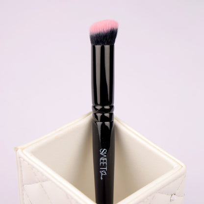 Sweet One Black Rose Face Makeup Brush Set - 7 Essential Brushes