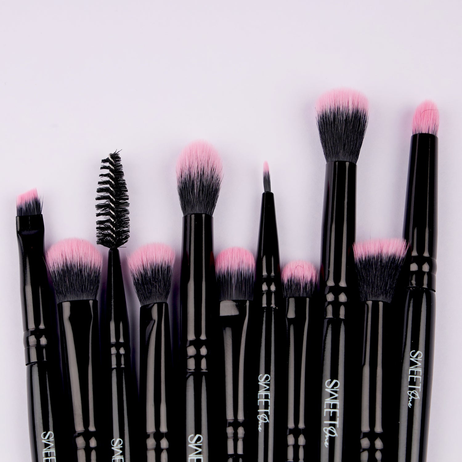 Sweet One Black Rose Eye Essential Set - 11 Expertly Crafted Brushes