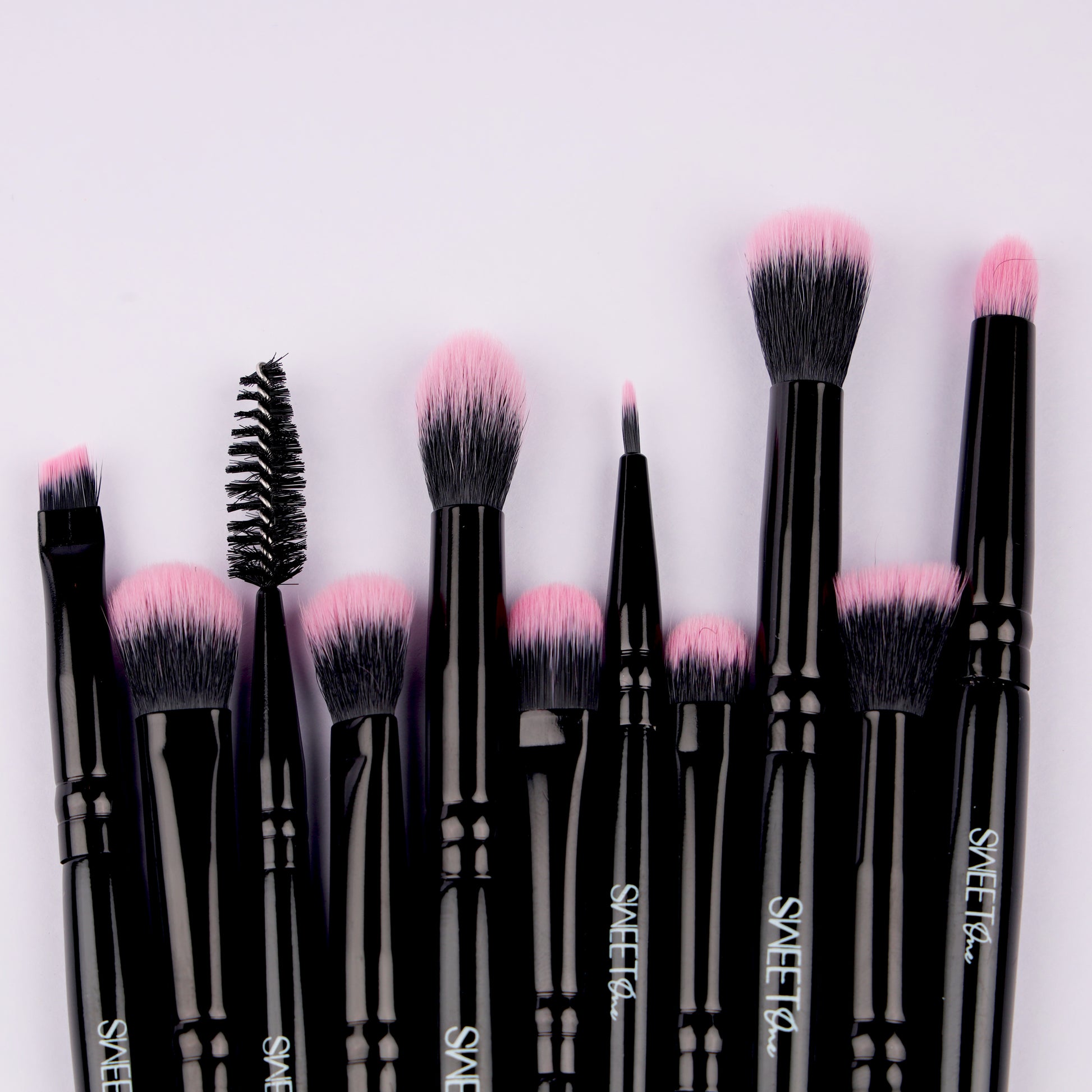 Sweet One Black Rose Eye Essential Set - 11 Expertly Crafted Brushes